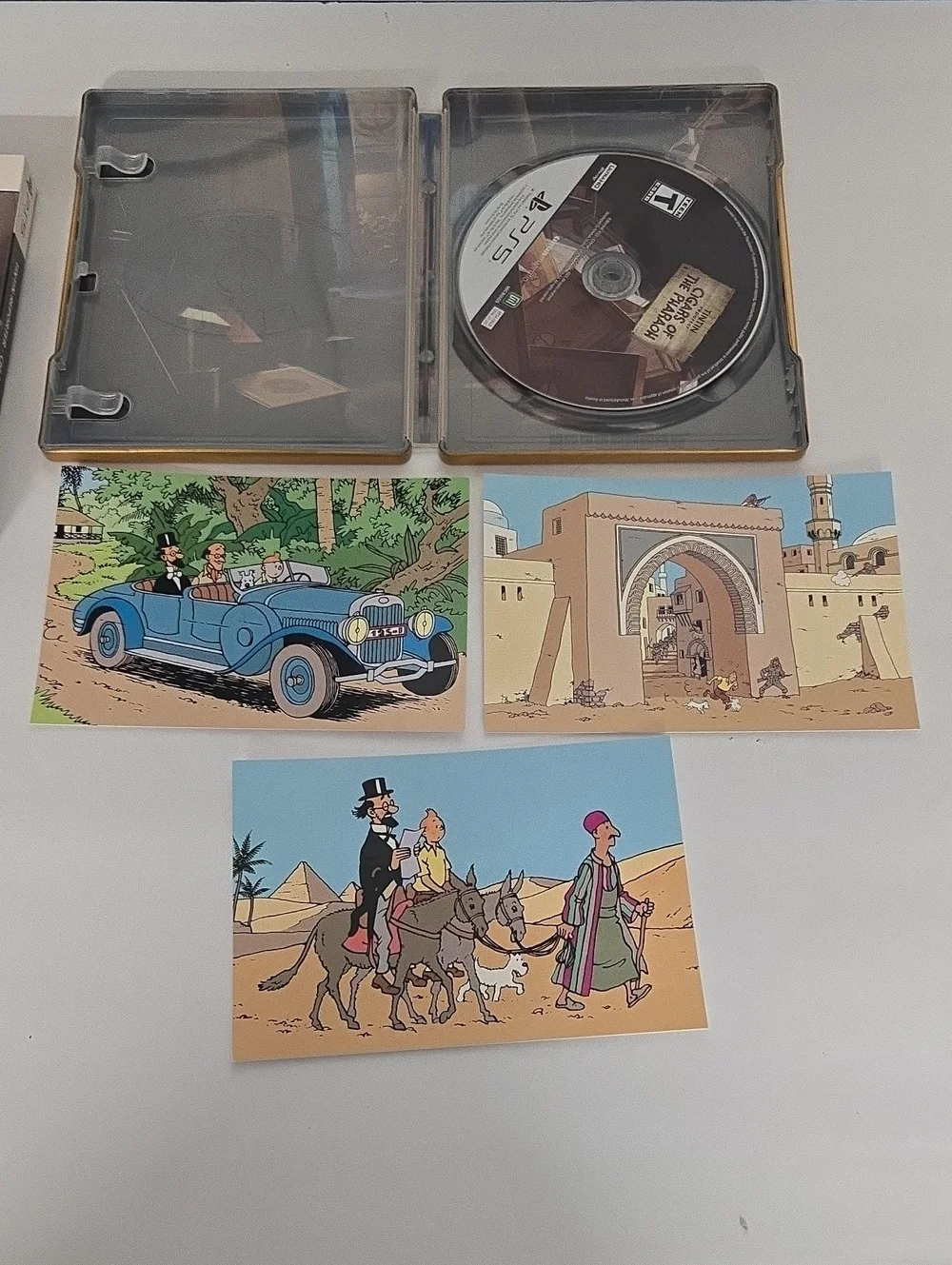Sony PS5 Tintin: Cigars of the Pharaoh Limited Edition – White and Brown Artwork